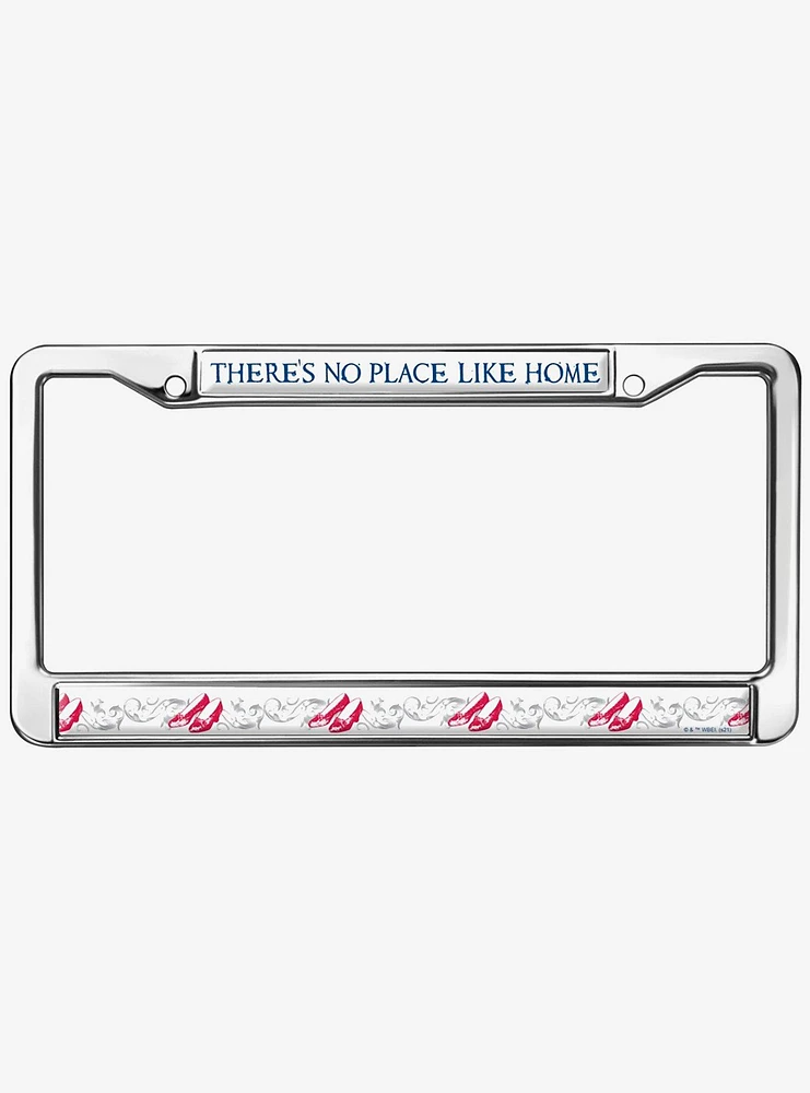 Wizard of Oz No Place Like Home Metal Frame License Plate