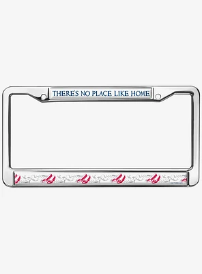 Wizard of Oz No Place Like Home Metal Frame License Plate