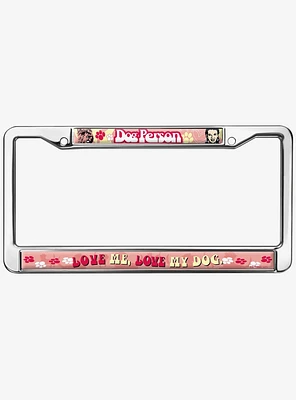 Wizard of Oz Dog Person Metal Frame License Plate