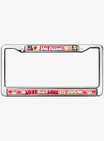 Wizard of Oz Dog Person Metal Frame License Plate