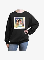 Bob's Burgers Belcher Polaroid Girls Oversized Sweatshirt