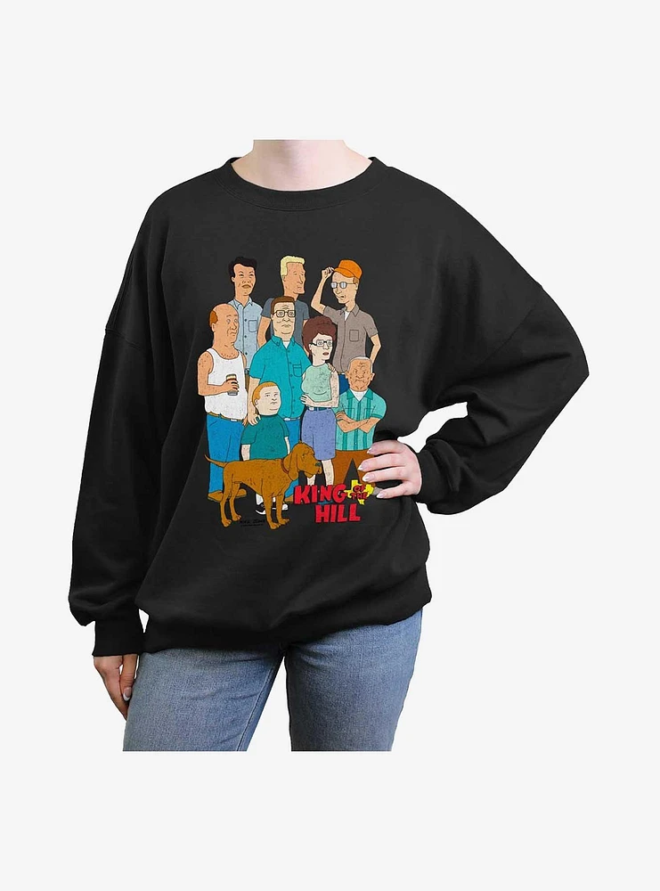 King of the Hill Clan Girls Oversized Sweatshirt