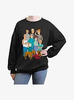 King of the Hill Clan Girls Oversized Sweatshirt