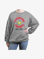 King of the Hill Strickland Propane Logo Girls Oversized Sweatshirt