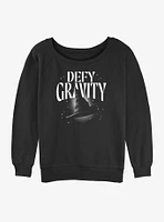 Wicked Defy Gravity Girls Slouchy Sweatshirt