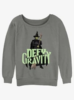 Wicked Elphaba Defy Gravity Girls Slouchy Sweatshirt