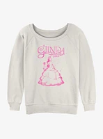 Wicked Glinda Girls Slouchy Sweatshirt