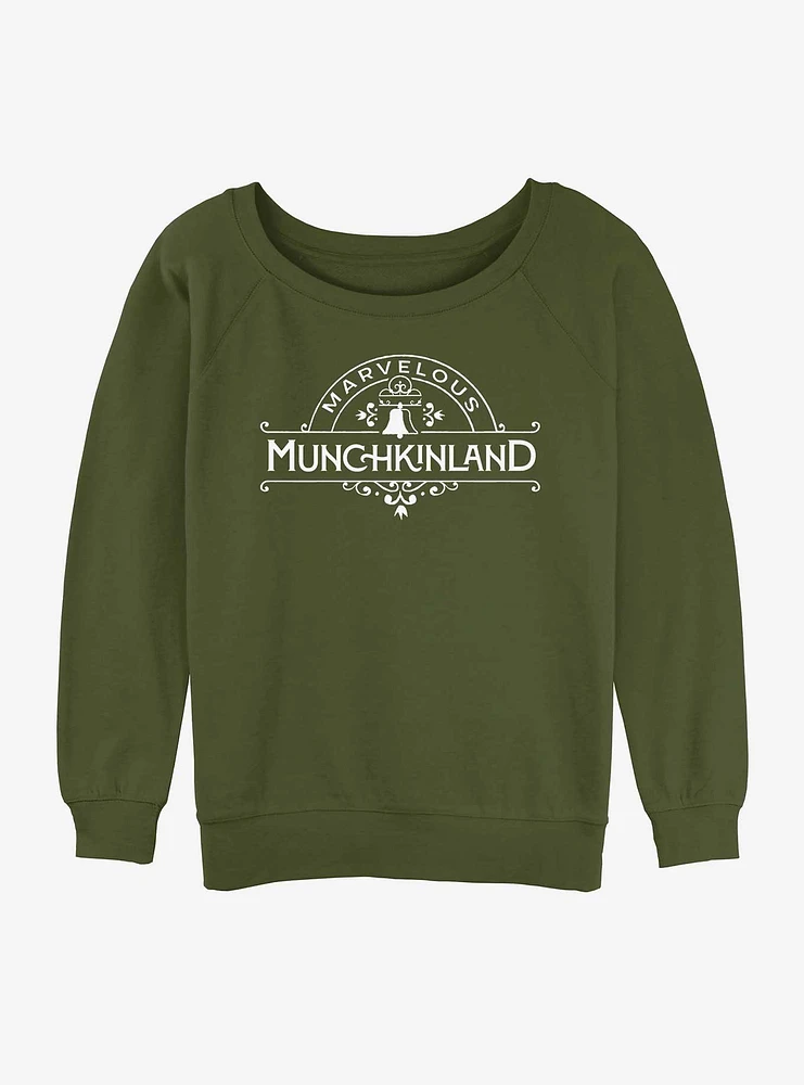 Wicked Munchkinland Girls Slouchy Sweatshirt