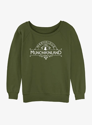 Wicked Munchkinland Girls Slouchy Sweatshirt