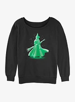 Wicked Elphaba Witch Girls Slouchy Sweatshirt