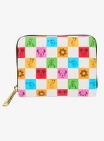 Loungefly Disney Mickey Mouse & Friends Floral Checkered Wallet - BoxLunch Exclusive
