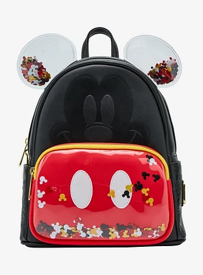 Loungefly Disney Mickey Mouse Confetti Ears Mini Backpack - BoxLunch Exclusive