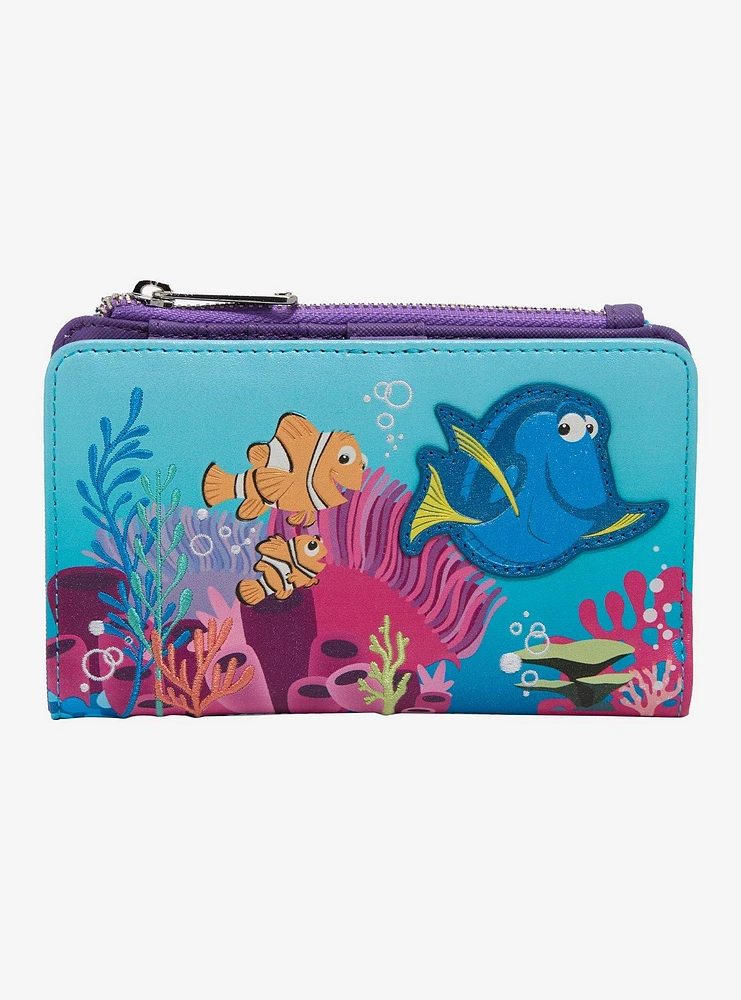 Loungefly Disney Pixar Finding Nemo Dory, Marlin, & Nemo Wallet - BoxLunch Exclusive