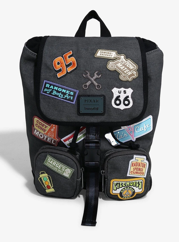 Loungefly Disney Pixar Cars Radiator Springs Patches Mini Backpack - BoxLunch Exclusive