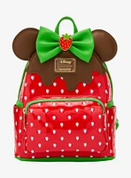 Loungefly Disney Minnie Mouse Chocolate Dipped Strawberry Ears Scented Mini Backpack - BoxLunch Exclusive