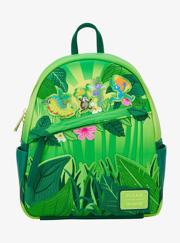 Loungefly Disney Pixar A Bug's Life Group Scene Mini Backpack - A BoxLunch Exclusive