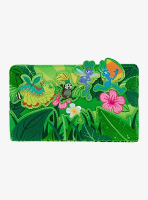 Loungefly Disney Pixar A Bug's Life Group Scene Wallet - A BoxLunch Exclusive