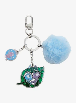 Disney Pixar A Bug's Life Flik & Atta Puff Multi-Charm Keychain — BoxLunch Exclusive