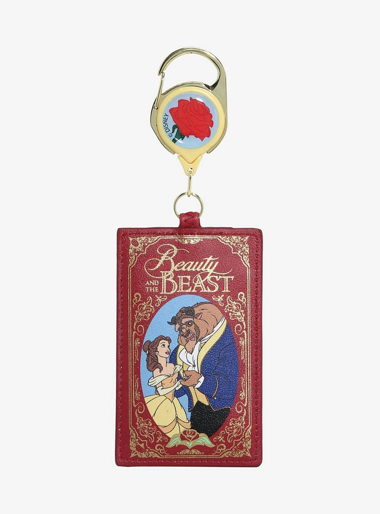 Disney Beauty and the Beast Book Cover Retractable Lanyard - BoxLunch Exclusive