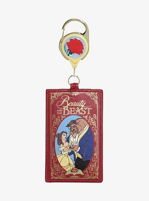 Disney Beauty and the Beast Book Cover Retractable Lanyard - BoxLunch Exclusive