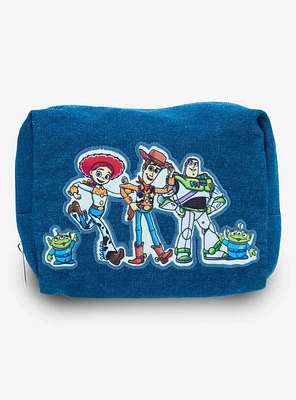 Disney Pixar Toy Story Denim Cosmetic Bag - BoxLunch Exclusive
