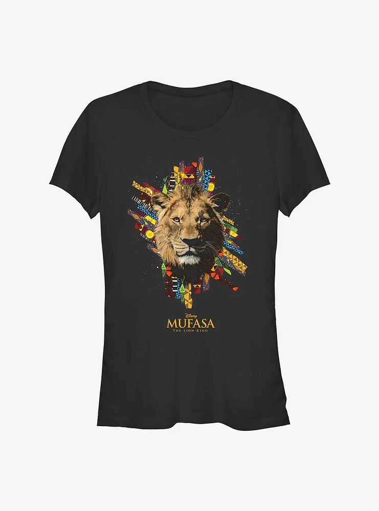 Mufasa: The Lion King Patterns Girls T-Shirt