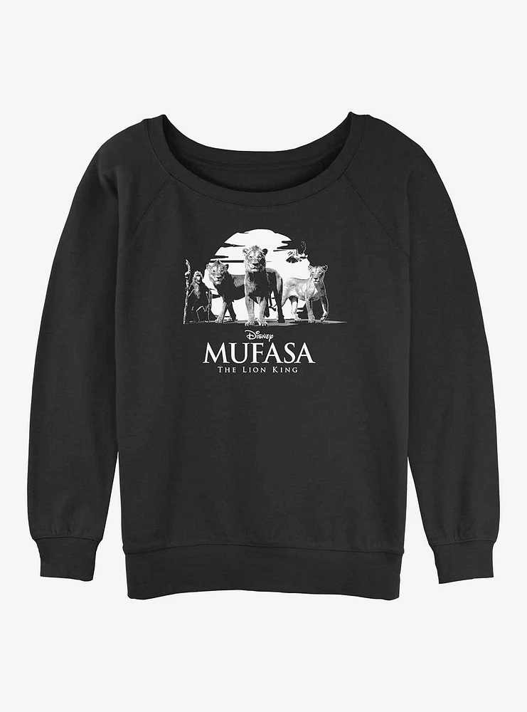 Mufasa: The Lion King Sunset Girls Slouchy Sweatshirt