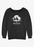 Mufasa: The Lion King Sunset Girls Slouchy Sweatshirt