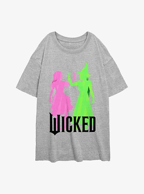 Wicked Witches Together Womens Oversized T-Shirt