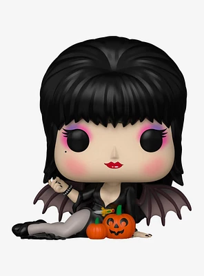 Funko Pop! Icons Elvira: Mistress of the Dark Elvira with Pumpkins Vinyl Figure