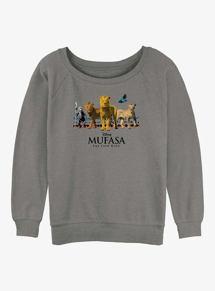 Mufasa: The Lion King Group Womens Slouchy Sweatshirt