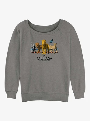 Mufasa: The Lion King Group Womens Slouchy Sweatshirt