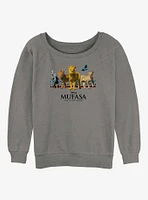 Mufasa: The Lion King Group Womens Slouchy Sweatshirt