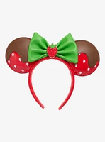 Loungefly Minnie Mouse Chocolate Dipped Strawberry Ears - BoxLunch Exclusive