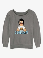 Bob's Burgers Gene Dad Womens Slouchy Sweatshirt