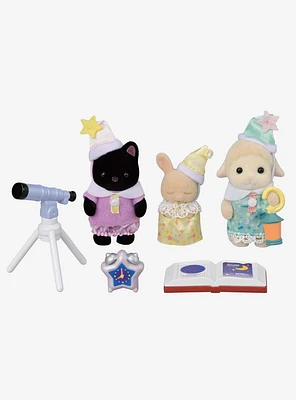 Calico Critters Nursery Friends Sleepover Party Figure Set