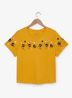 Our Universe Studio Ghibli® Spirited Away Embroidered Soot Sprites Women's Cropped T-Shirt - BoxLunch Exclusive