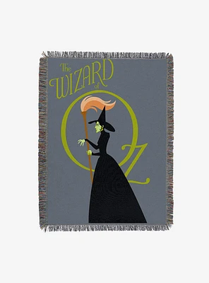 The Wizard of Oz Wicked Witch of the West Tapestry Throw Blanket