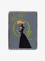 The Wizard of Oz Wicked Witch of the West Tapestry Throw Blanket