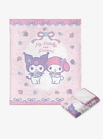 Sanrio My Melody Flower Friends Silk Touch Throw Blanket