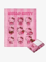 Sanrio Hello Kitty Sweetie Treats Silk Touch Throw Blanket