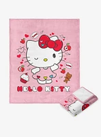 Sanrio Hello Kitty Super Sweet Silk Touch Throw Blanket