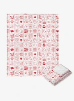 Sanrio Hello Kitty & Friends Hello Friends Silk Touch Throw Blanket