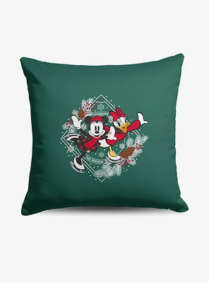 Disney Mickey & Friends Celebrate The Season Throw Pillow