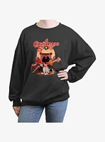 A Christmas Story Poster Girls Oversized Sweatshirt