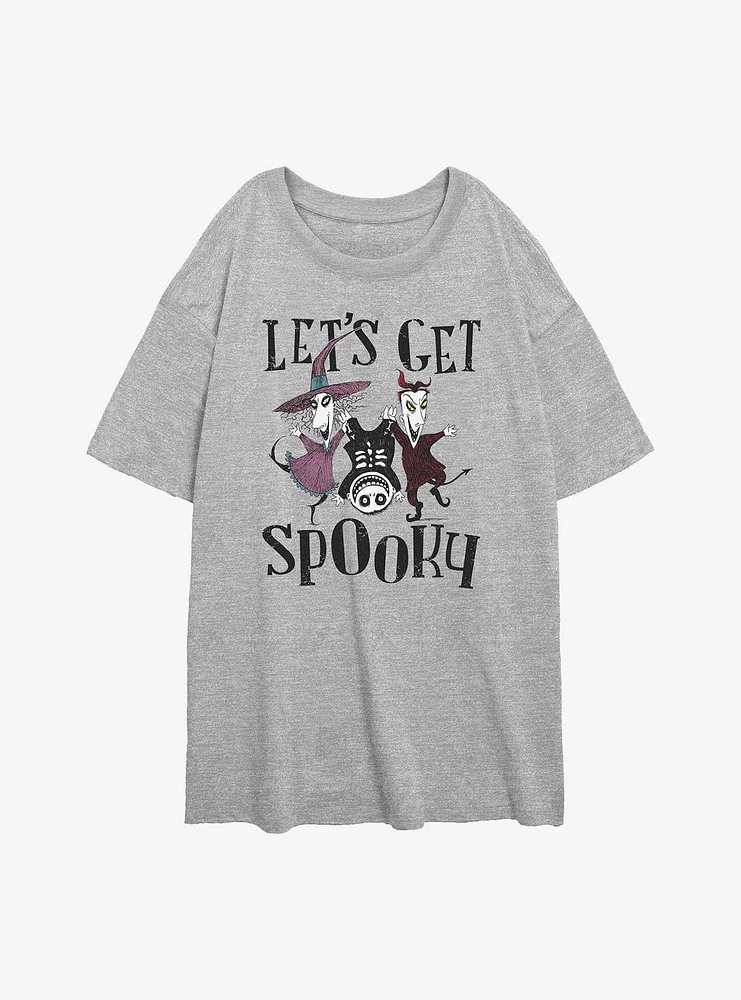 The Nightmare Before Christmas Get Spooky Girls Oversized T-Shirt