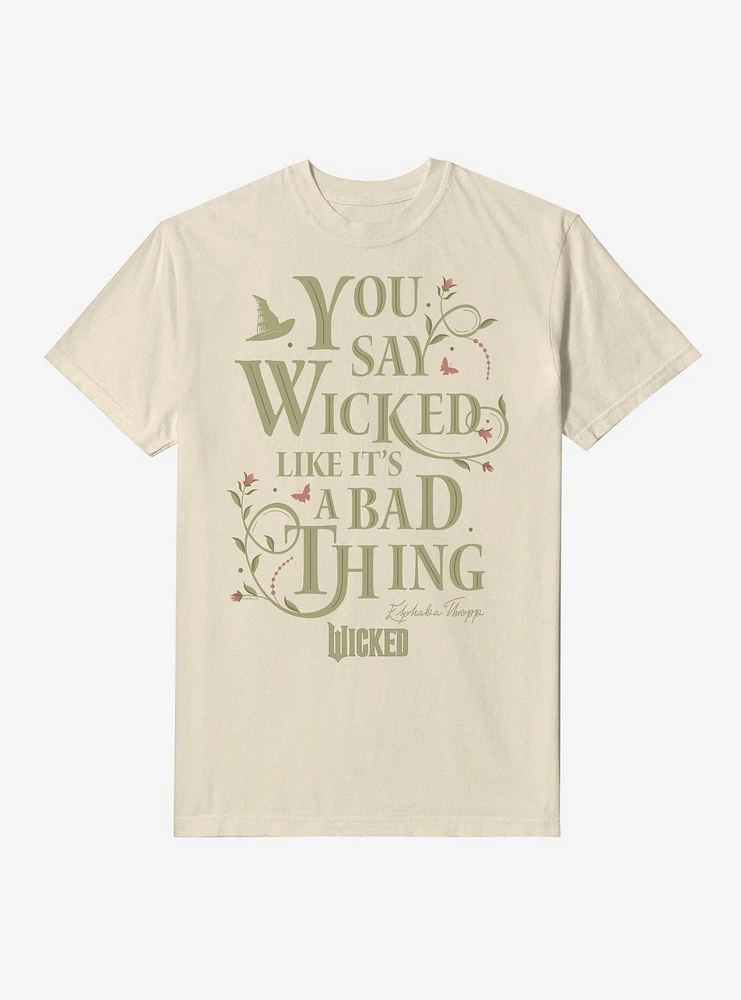 Wicked Elphaba Like It's A Bad Thing Garment Dye T-Shirt