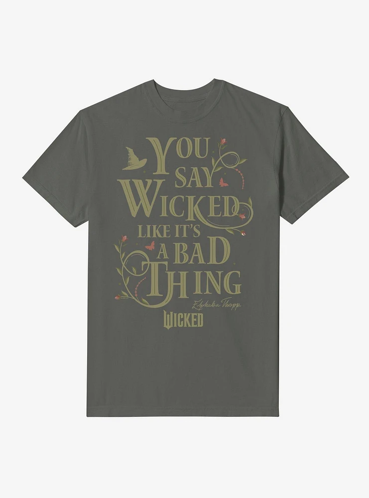 Wicked Elphaba Like It's A Bad Thing Garment Dye T-Shirt