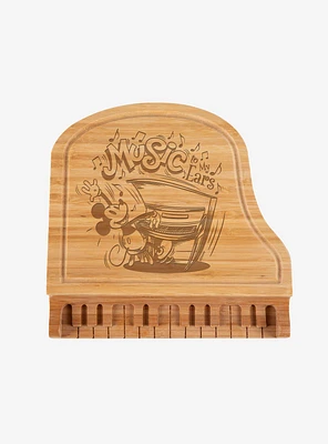 Disney Mickey Mouse Piano Cheese Cutting Board & Tools Set