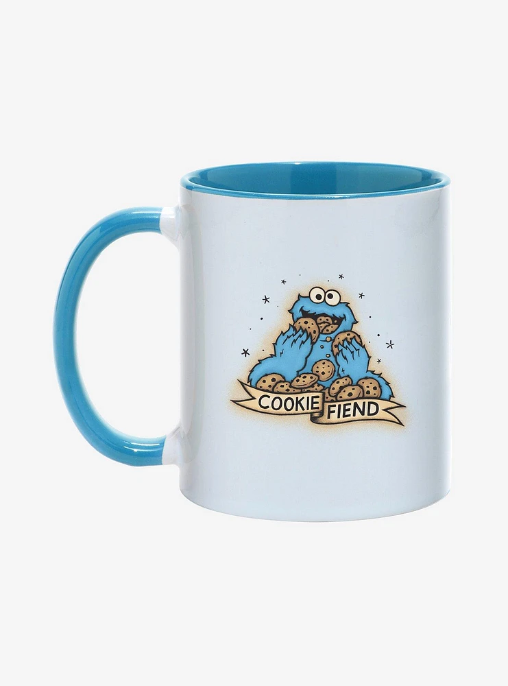 Sesame Street Cookie Monster Cookie Fiend 11oz Mug